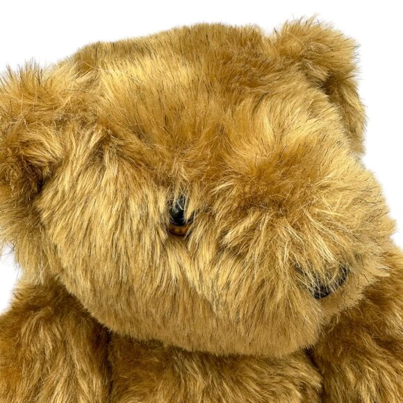 Vermont Teddy Bear Plush Apposable Jointed Arms and Legs Brown Handmade - Picture 2 of 8